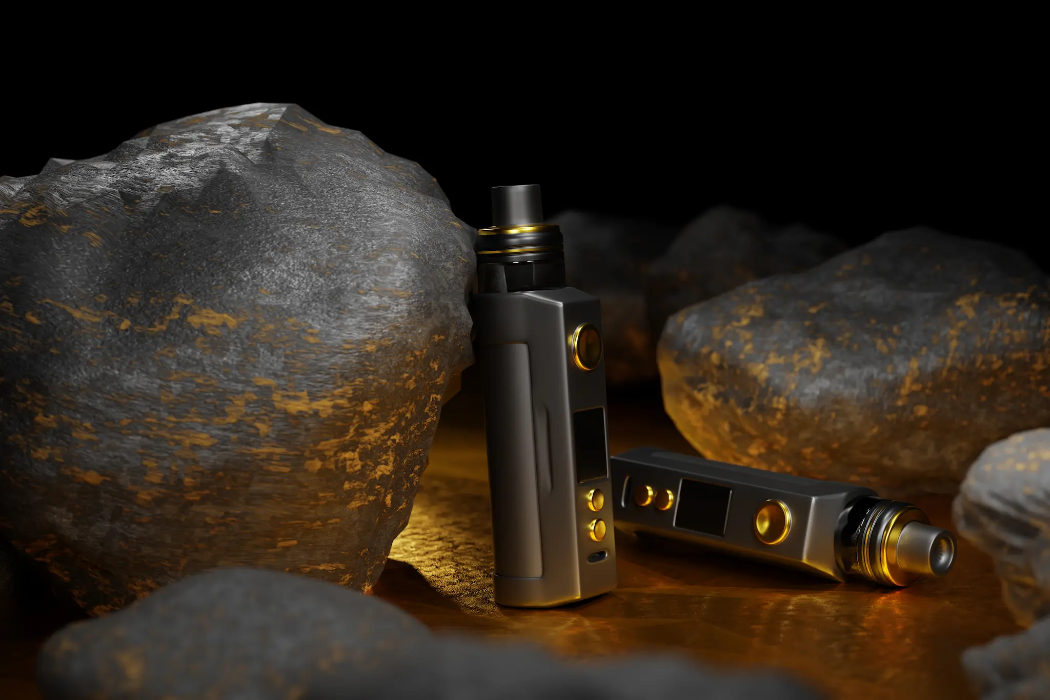 vaping-device-ecigarette-banner-rock-gold-light-background-3d-rendering (1)